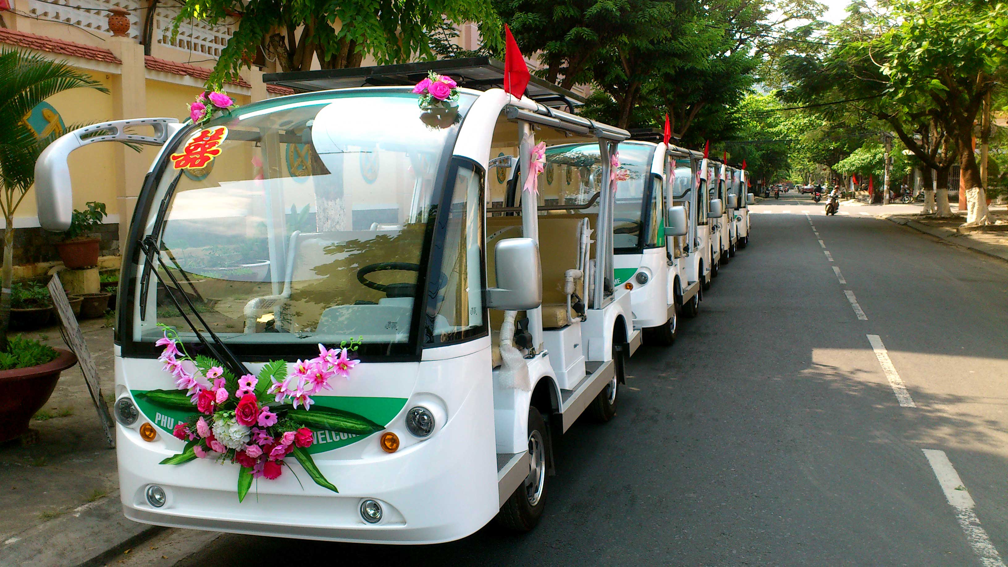 sử dụng xe điện cho đám cưới tại Đà Nẵng