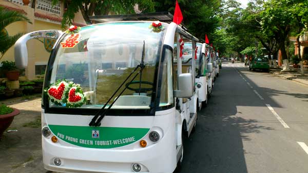xe điện cho đám cưới