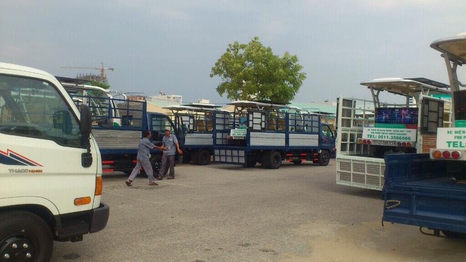 xe dien du lich phu phong phuc vu khach tham quan chu lai truong hai