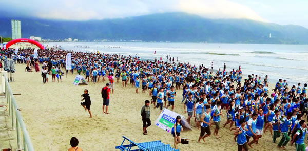 Xe điện Phú Phong – Đồng hành cùng đại hội Thể thao bãi biển châu Á 2
